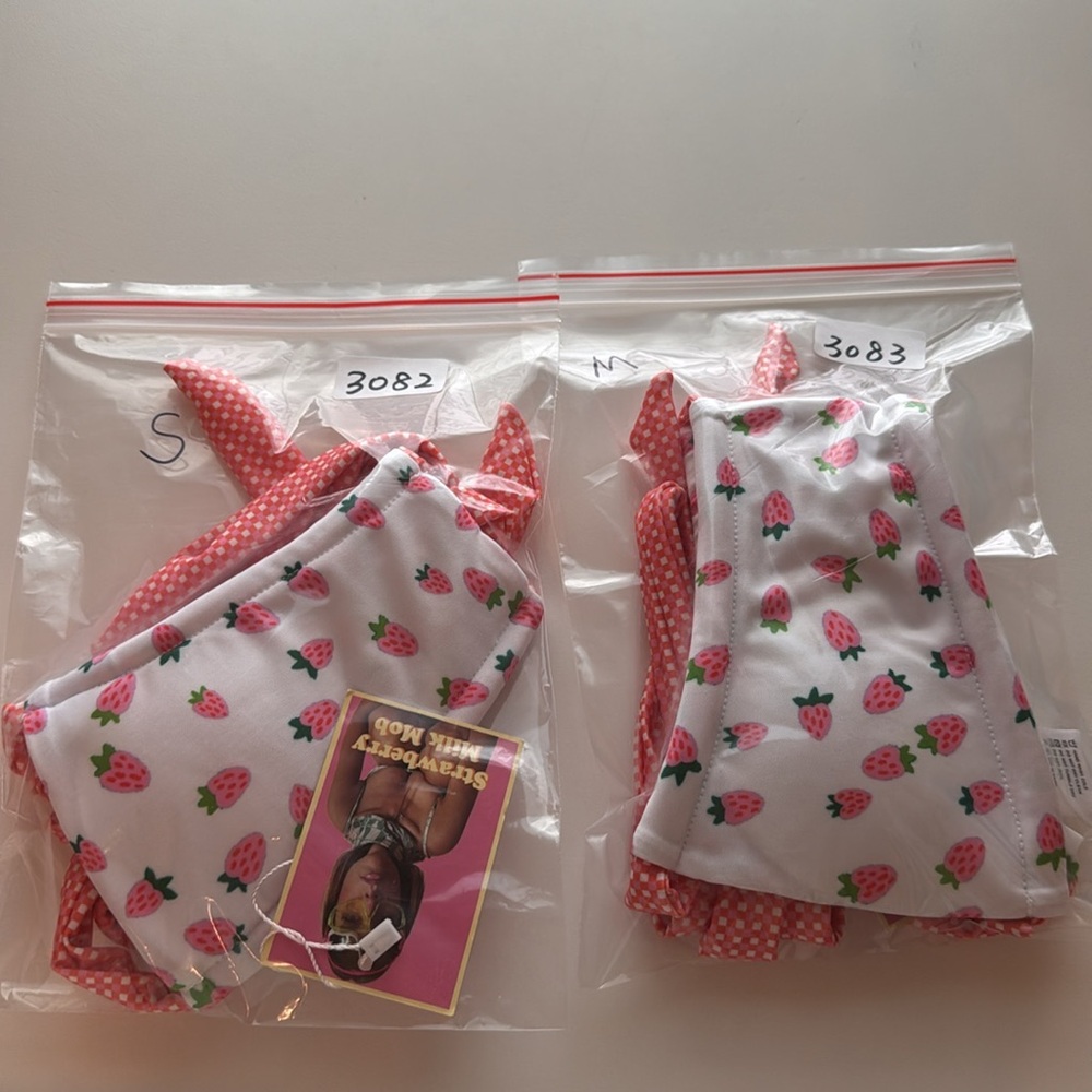 STRAWBERRY MILK MOB Strawbaby Bikini Bandeau Top - Picture 9 of 9